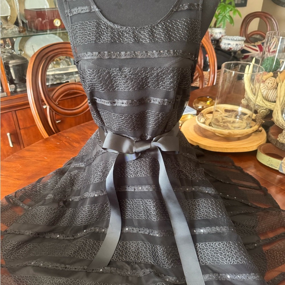 Elegant Black Mini Dress